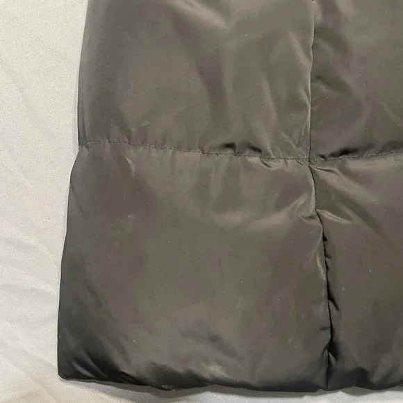 Women's COLE HAAN Signature Black Down 32" Long‎ Quilted Puffer Jacket Size XL - Picture 2 of 12